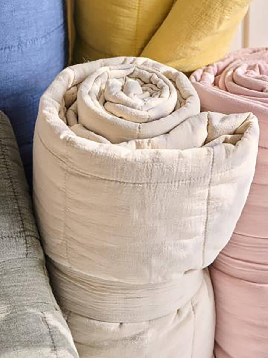 Classic Quilt 130 x 180 - Natural