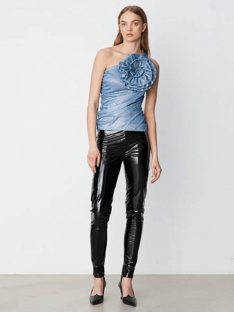 Cras SATC Top - Blue Silver