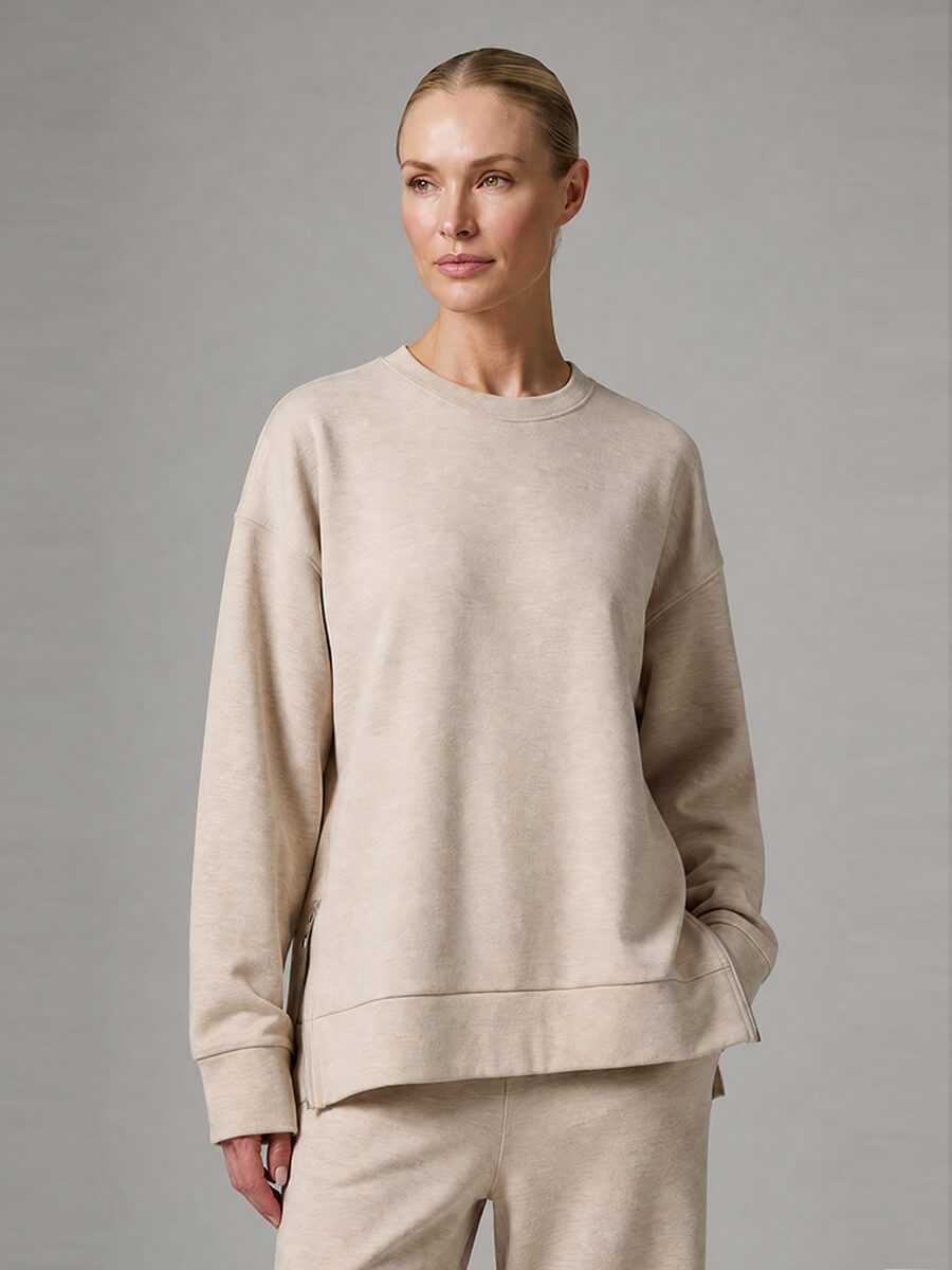 DAY BIRGER ET MIKKELSEN
Crewa Scuba Sweatshirt - Beige Melange