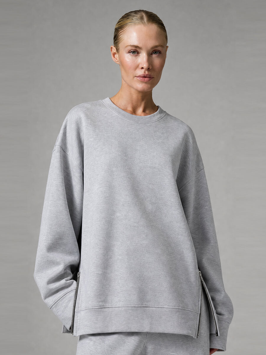 DAY BIRGER ET MIKKELSEN
Crewa Scuba Sweatshirt - Grey Melange