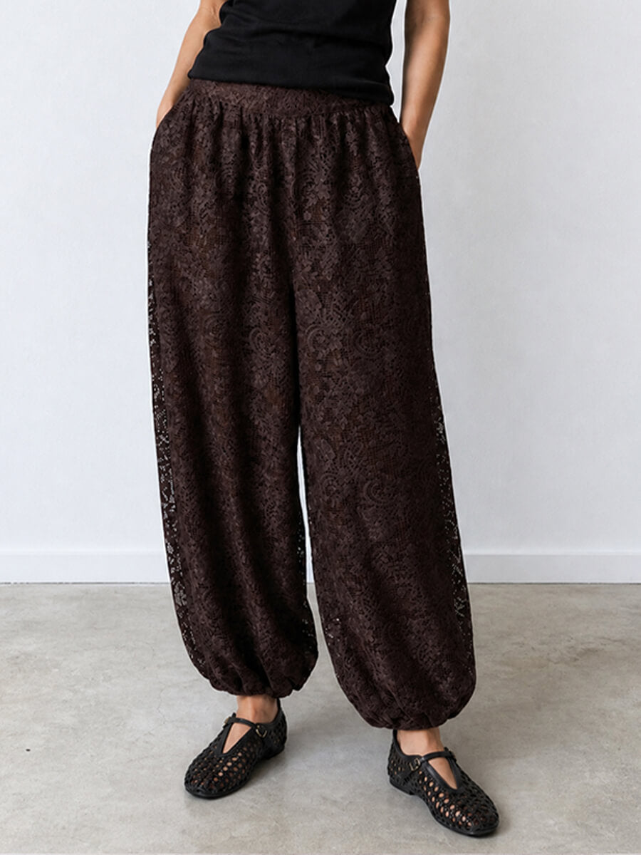 DAY BIRGER ET MIKKELSEN
Barbo Crochet Trousers - Coffee Bean