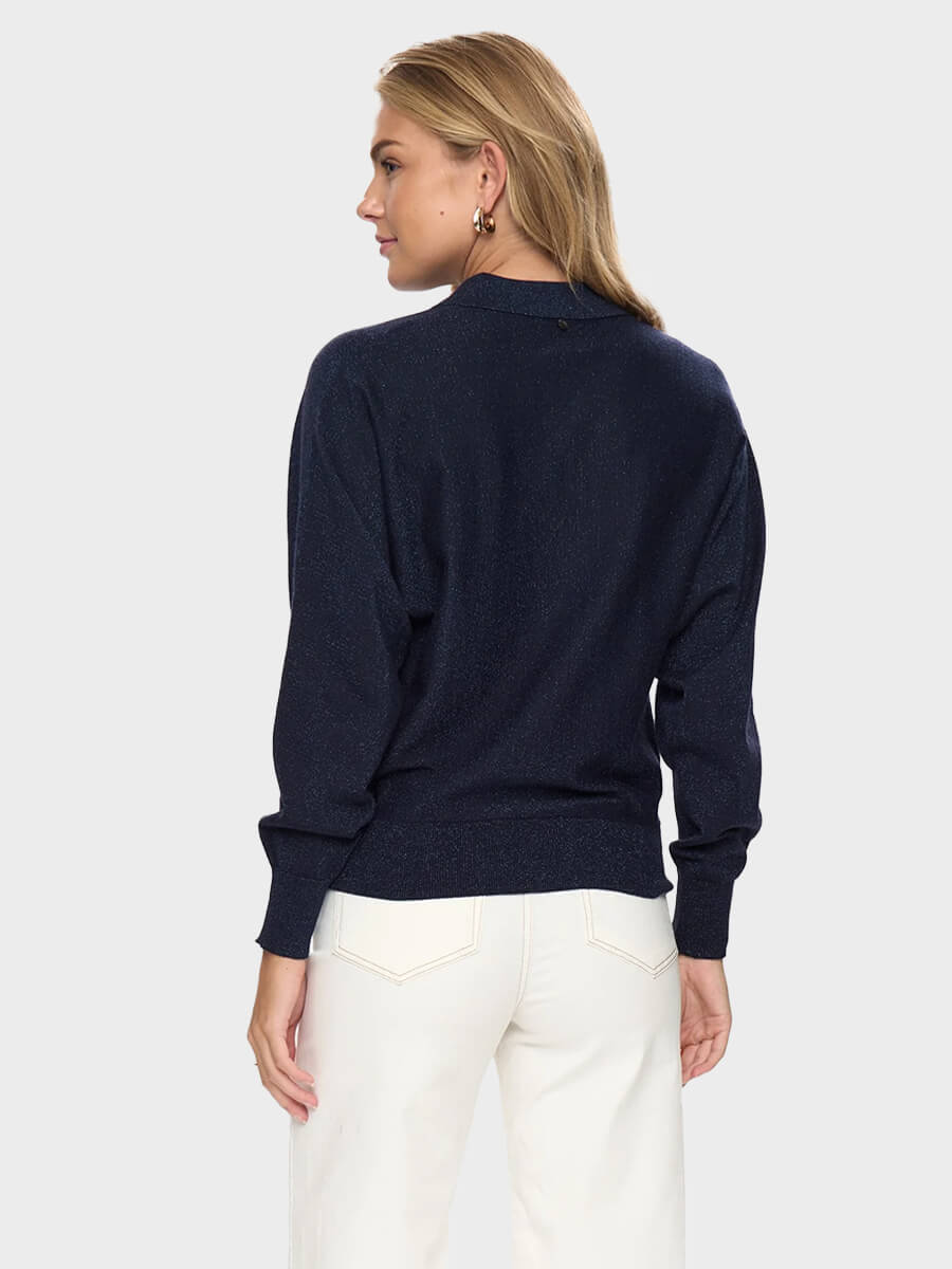 Numph Dajana LS Polo - Dark Saphire