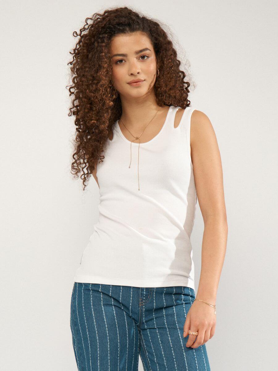 NUMPH
Daphny Top - Bright White
