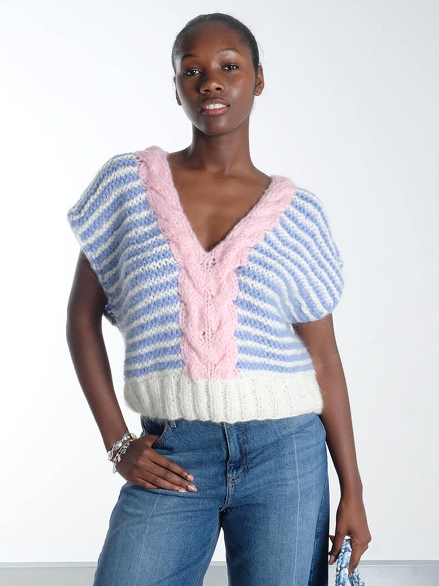 Dawn x Dare - Capri Stripe Vest