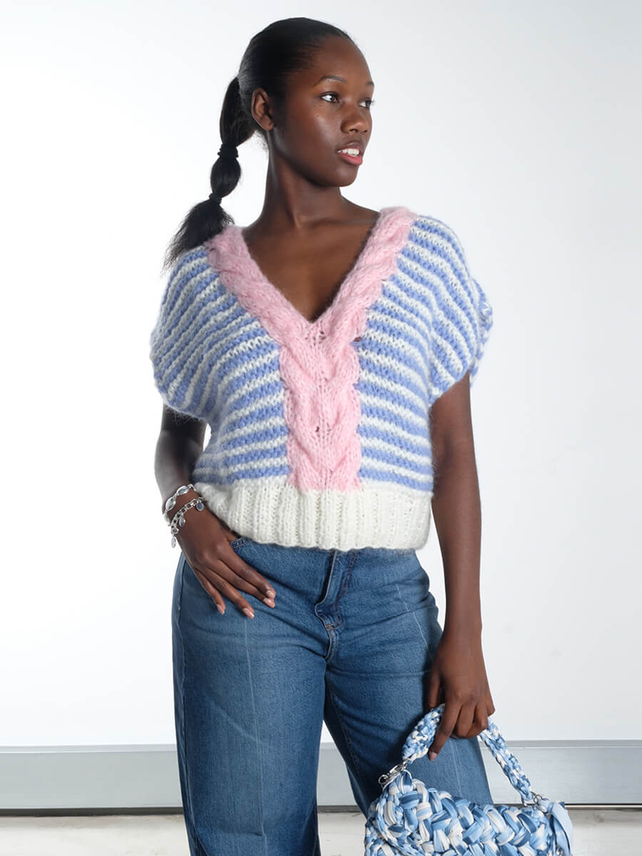 Dawn x Dare - Capri Stripe Vest