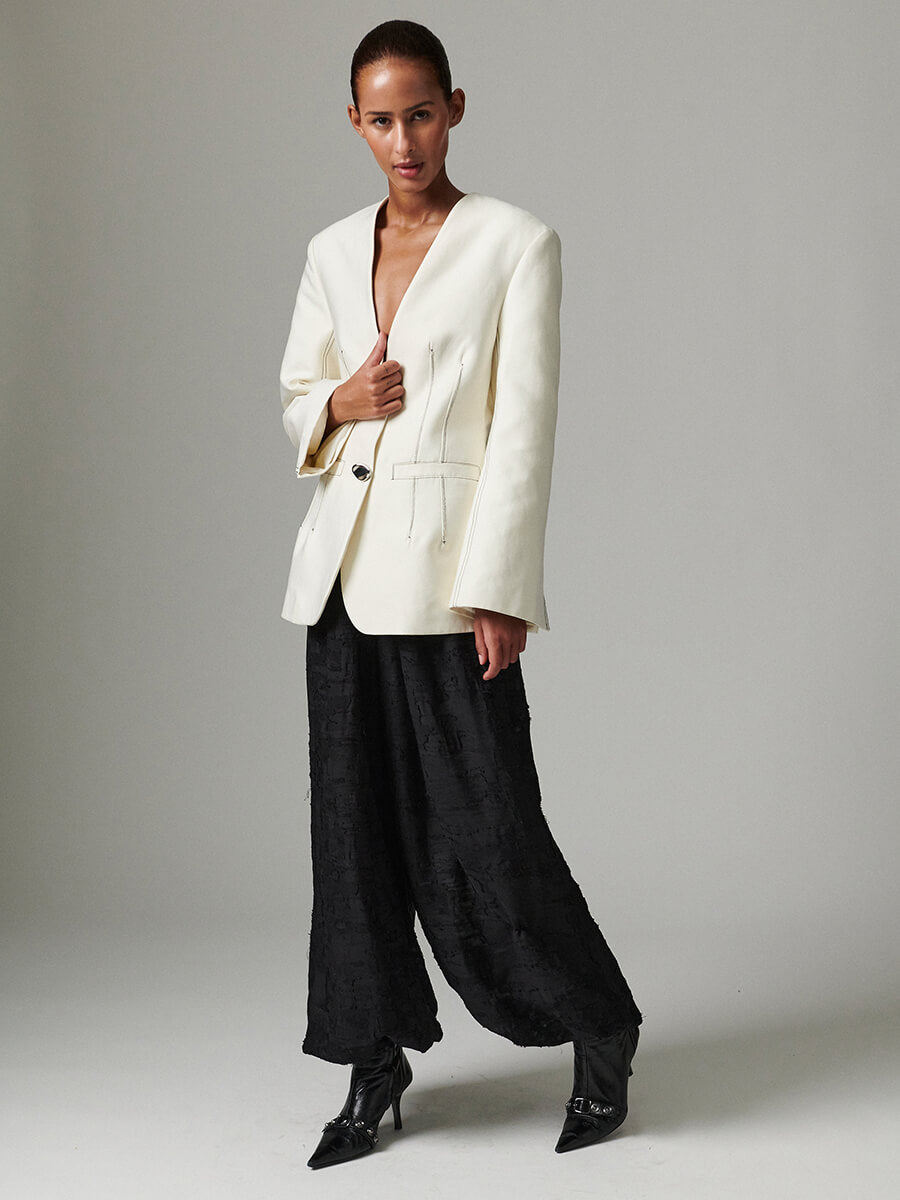 Day Birger et Mikkelsen Barbo Jacquard Torn Trousers