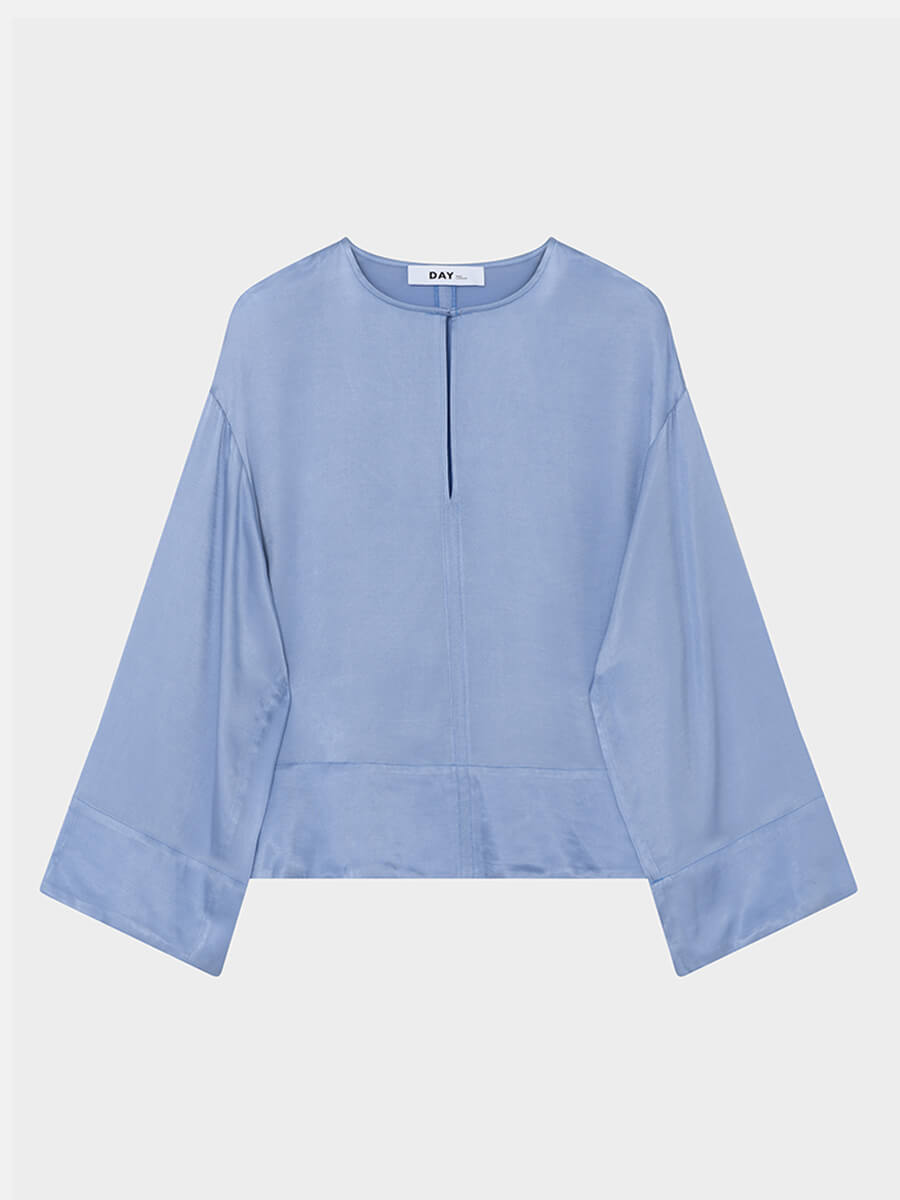 Day Birger et Mikkelsen Davies Silky Touch Blouse - Brunnera Blue