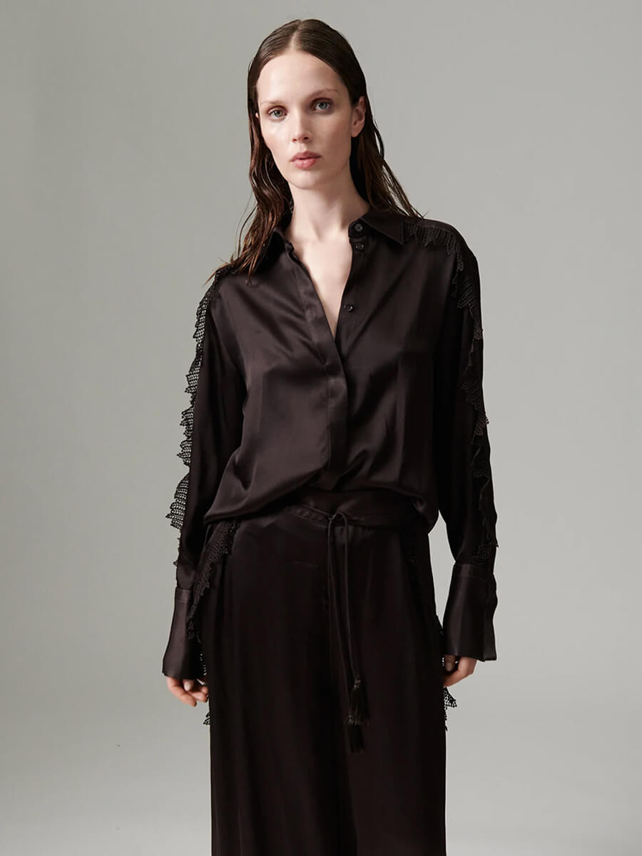 Day Birger et Mikkelsen Mola Blouse - Ganache