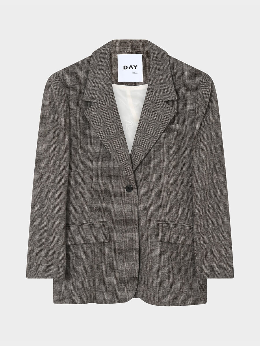 Day Birger et Mikkelsen Wales Tartan Blazer - Brown Check