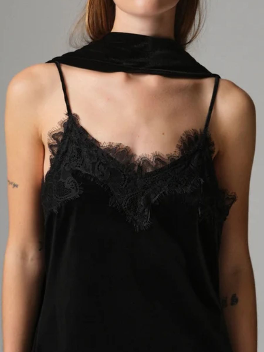 Day Birger et Mikkelsen - Lara Velvet Top - Black