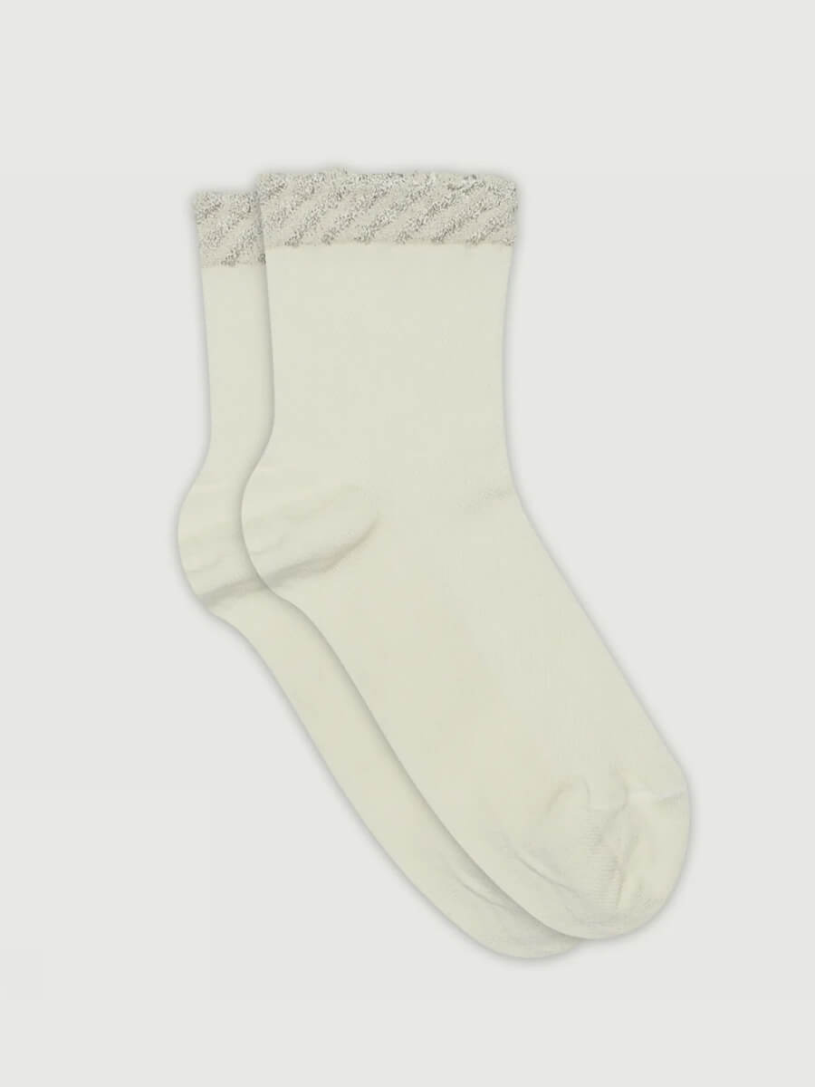 MP Denmark Dina Ankle Socks - Snow White
