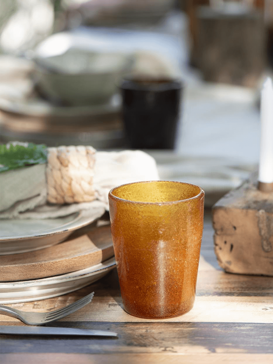 Ib Laursen Drinking Glass - Mustard