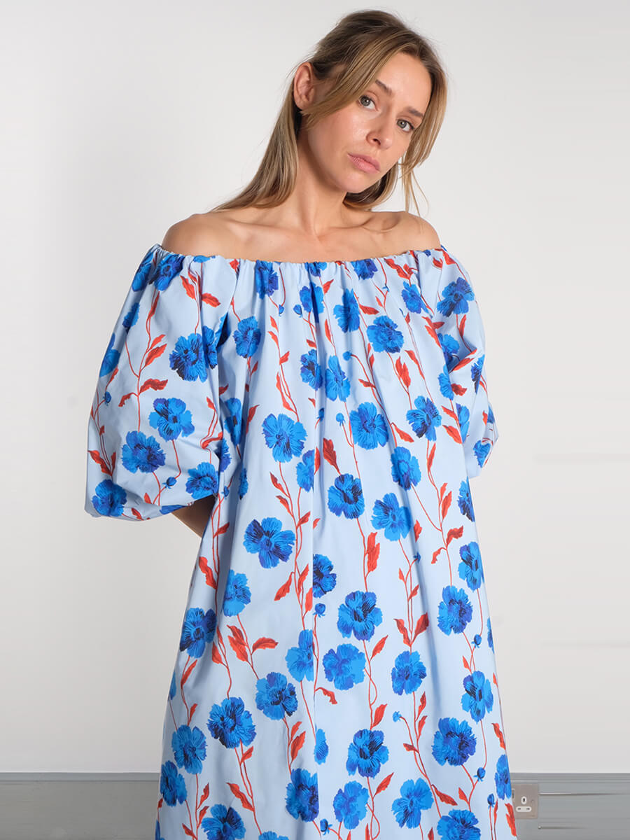 ESSENTIEL ANTWERP
Hamille Dress - Blue Floral