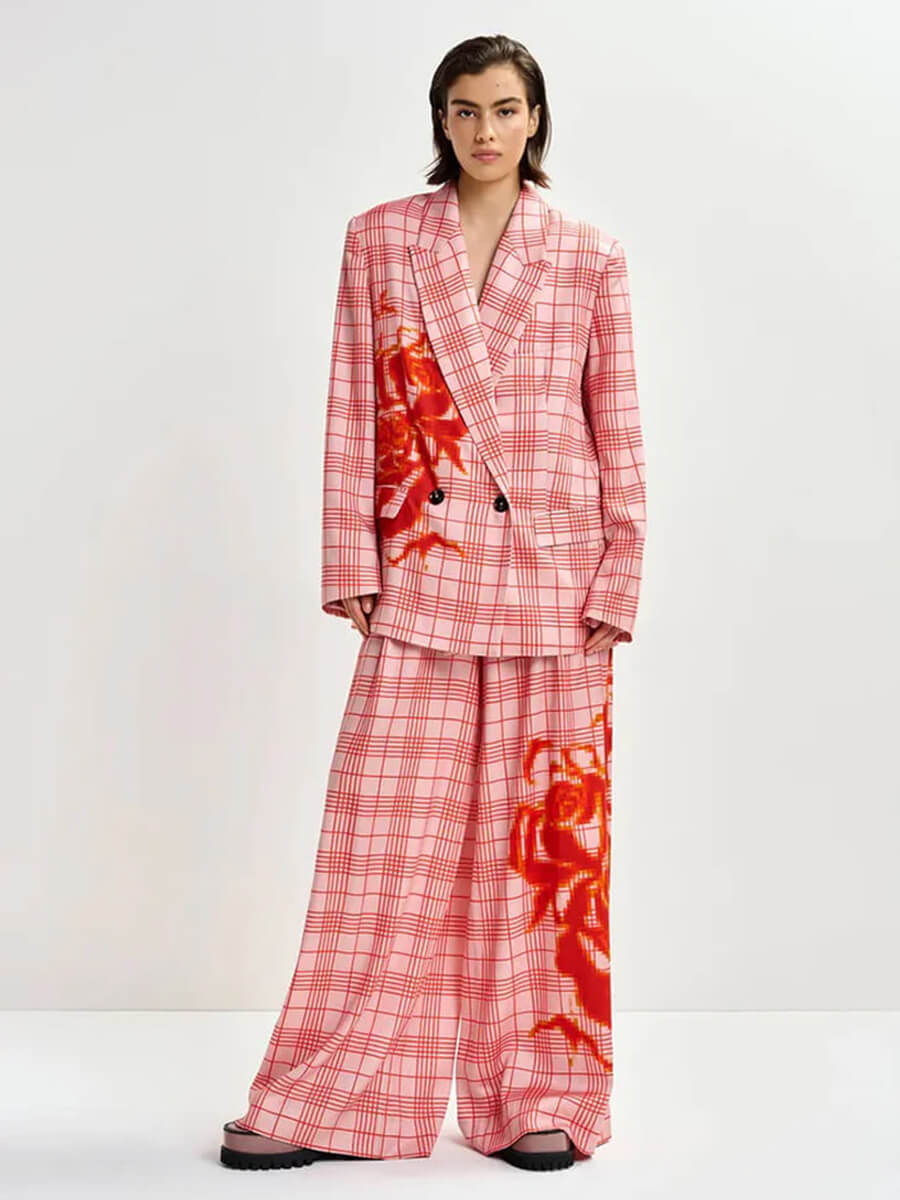 Juliana Blazer - Pink and Red