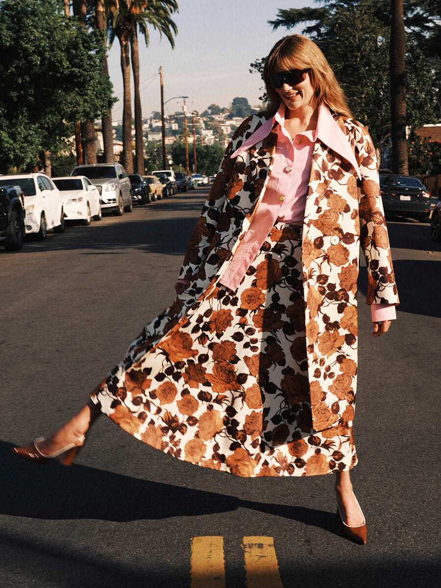 ESSENTIEL ANTWERP
Junta Coat - Brown flowers