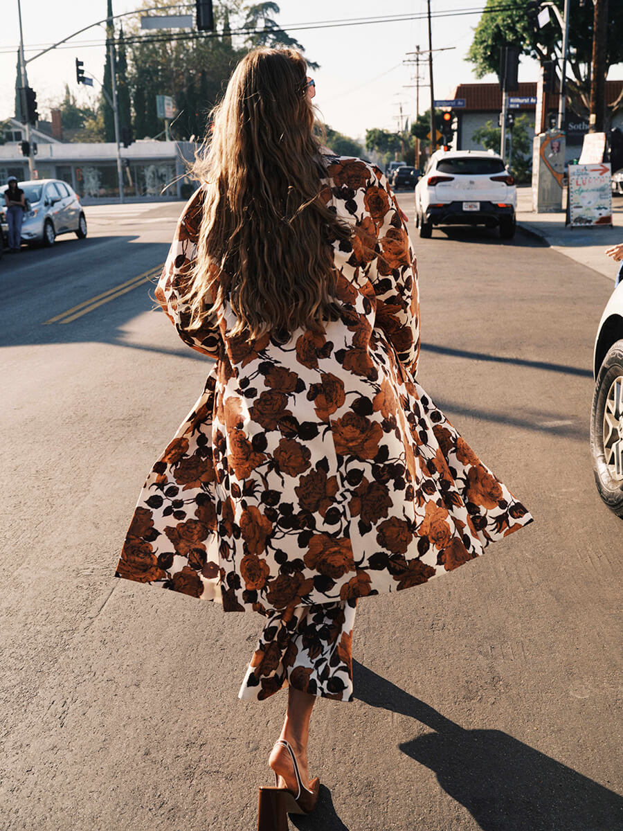 ESSENTIEL ANTWERP
Junta Coat - Brown flowers