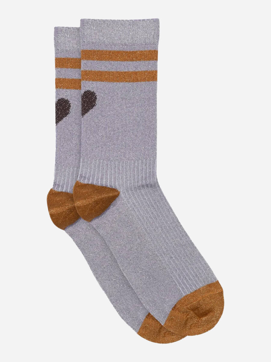 MP Denmark Elga Glitter Socks - Wisteria