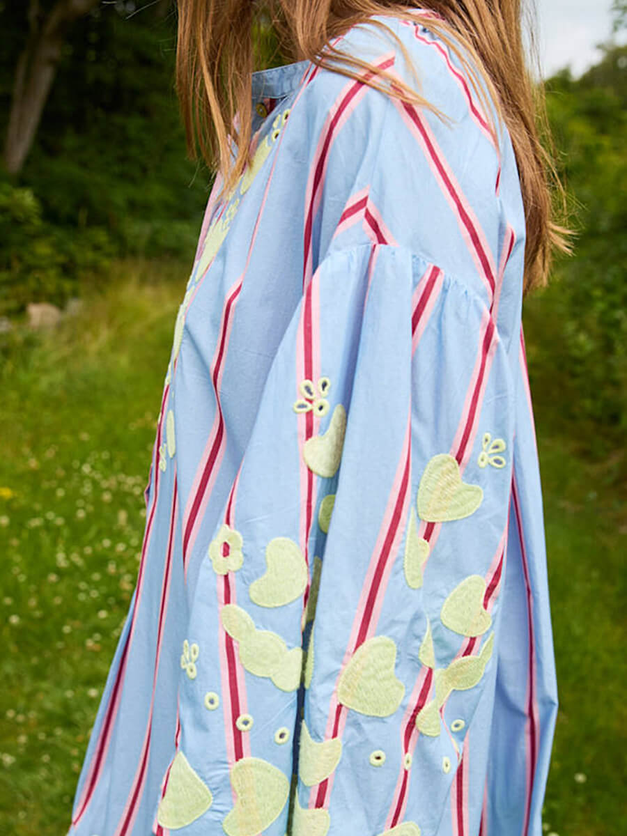 SISSEL EDELBO Elisabeth Dress - Bluebell Stripes