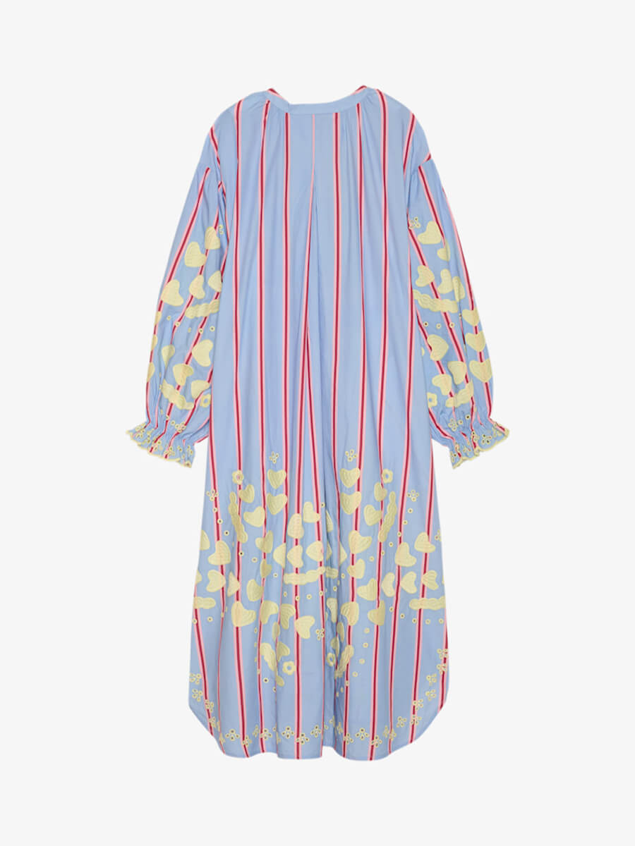 SISSEL EDELBO Elisabeth Dress - Bluebell Stripes