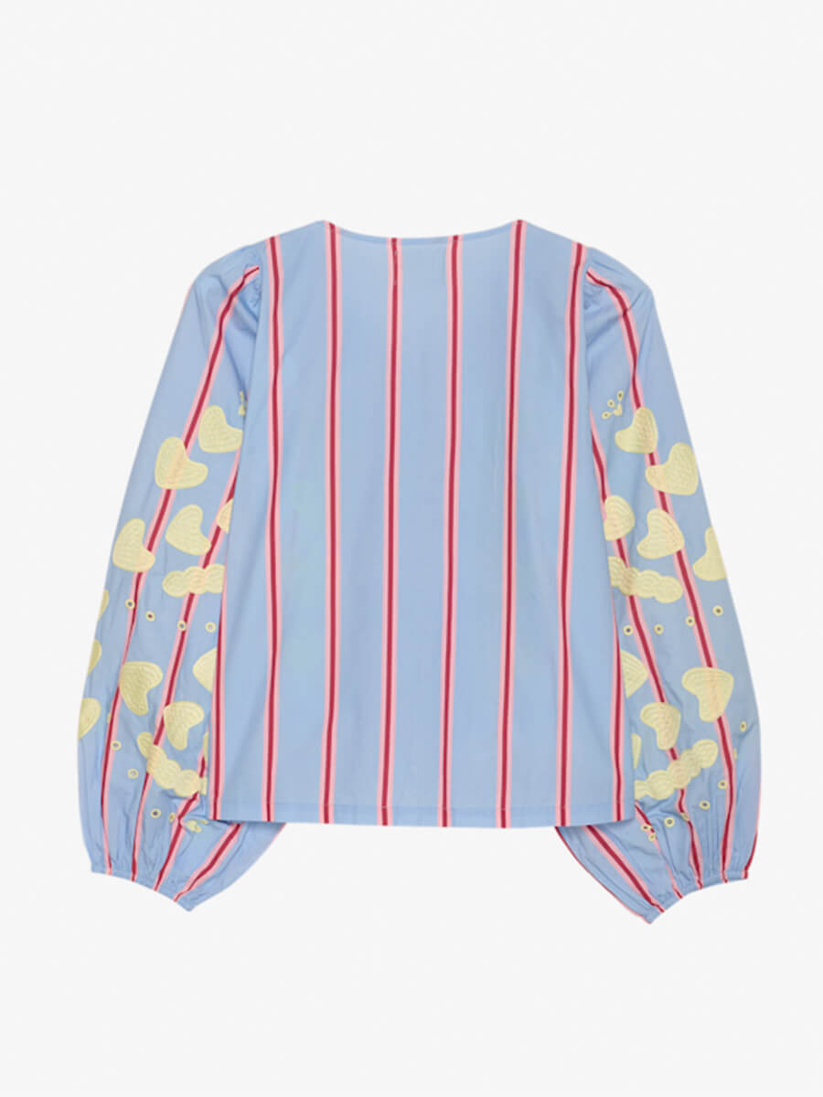 SISSEL EDELBO Elisabeth Top-Bluebell Stripes