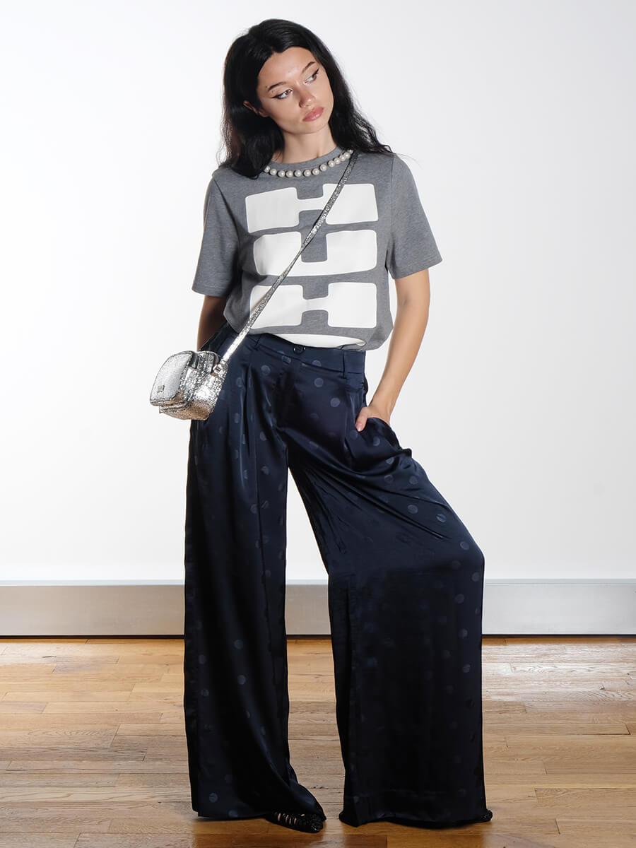 Isos T-shirt - Grey/White