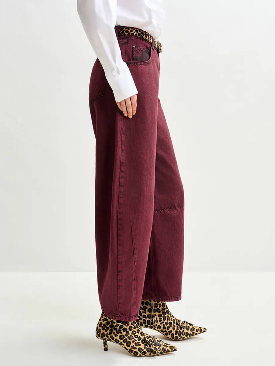 Essentiel Antwerp Impressive Jeans - Burgundy.