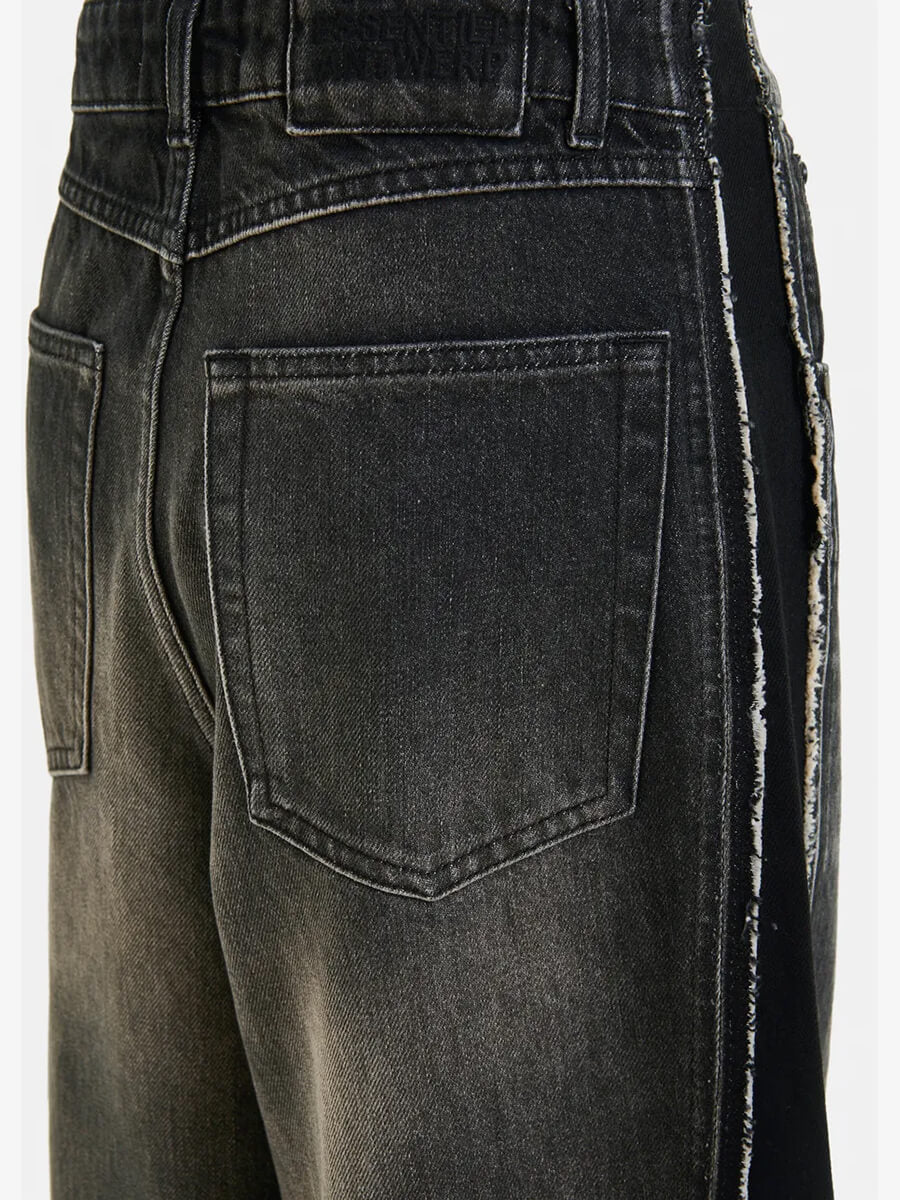 Essentiel Antwerp Industrious Patchwork Jeans - Black.