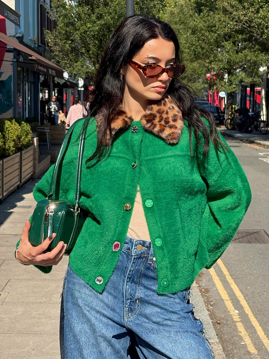 ESSENTIEL ANTWERP
Intention Cardigan - Green