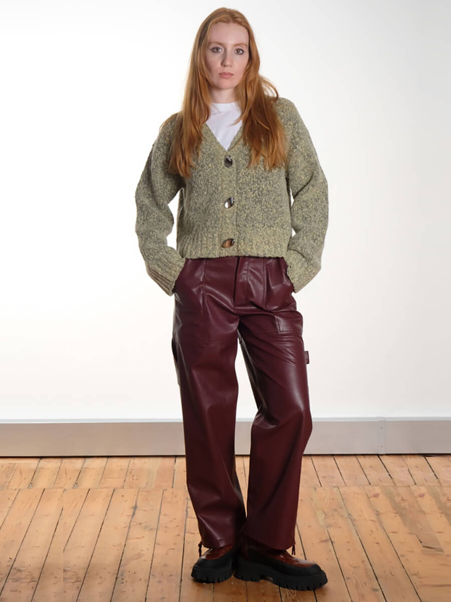Essentiel Antwerp Itao Pants - Burgundy