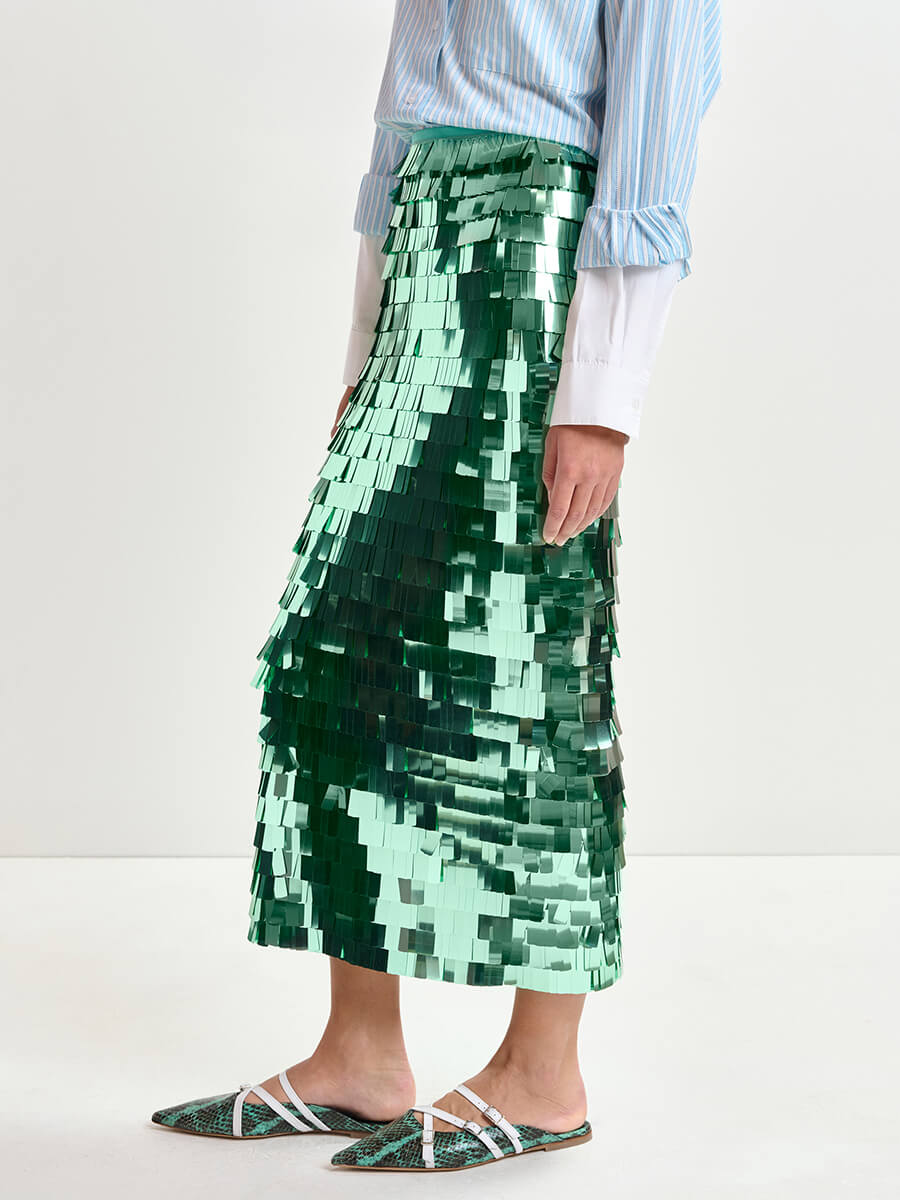 Essentiel Antwerp - Ihoed Sequin Pencil Skirt 2