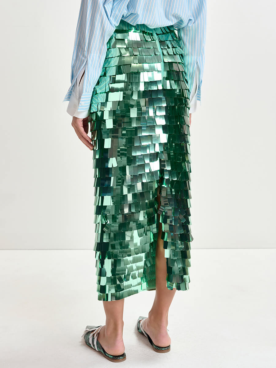 Essentiel Antwerp - Ihoed Sequin Pencil Skirt 3