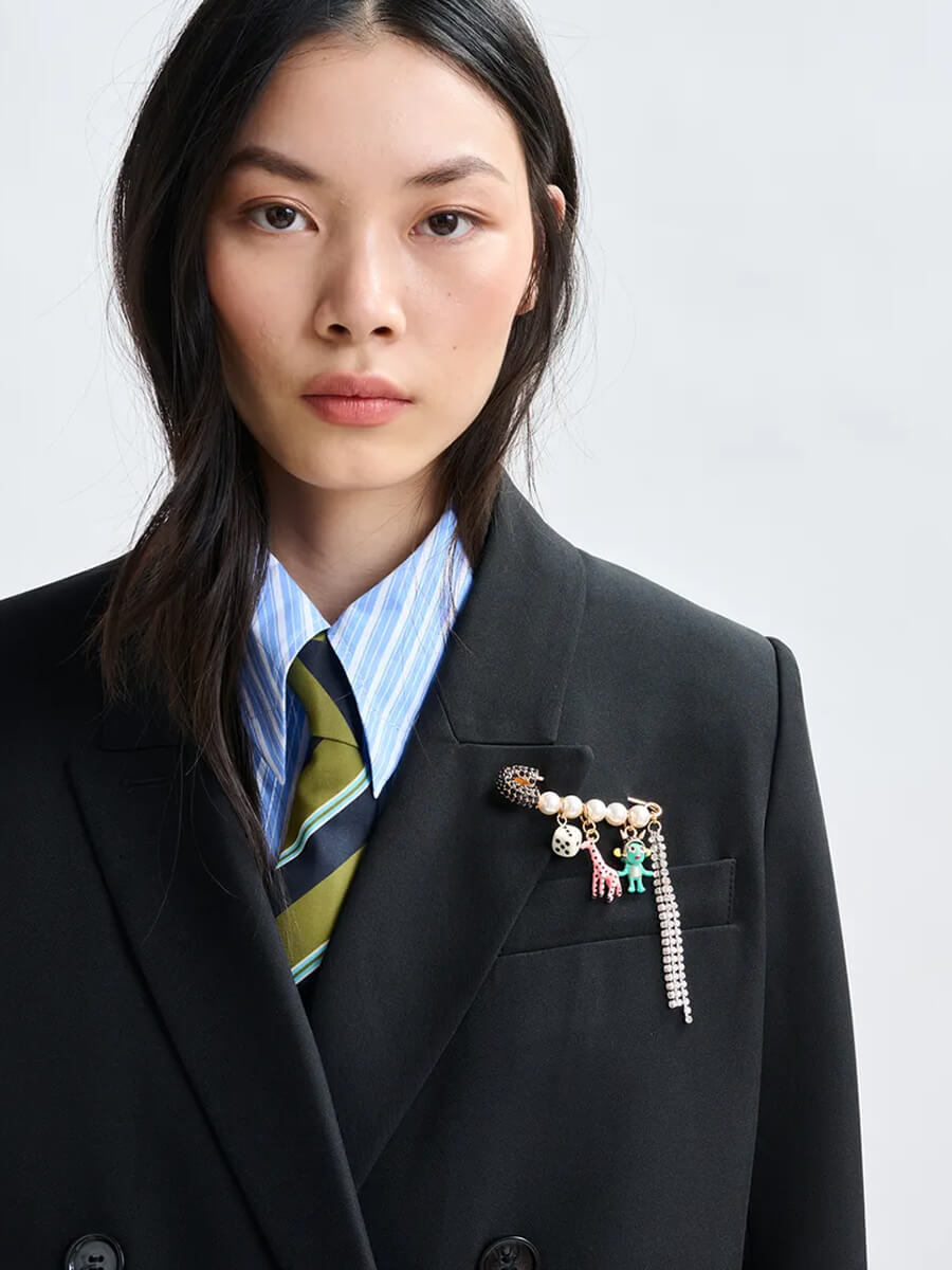 Essentiel Antwerp - Imora Pin Brooch - Gold