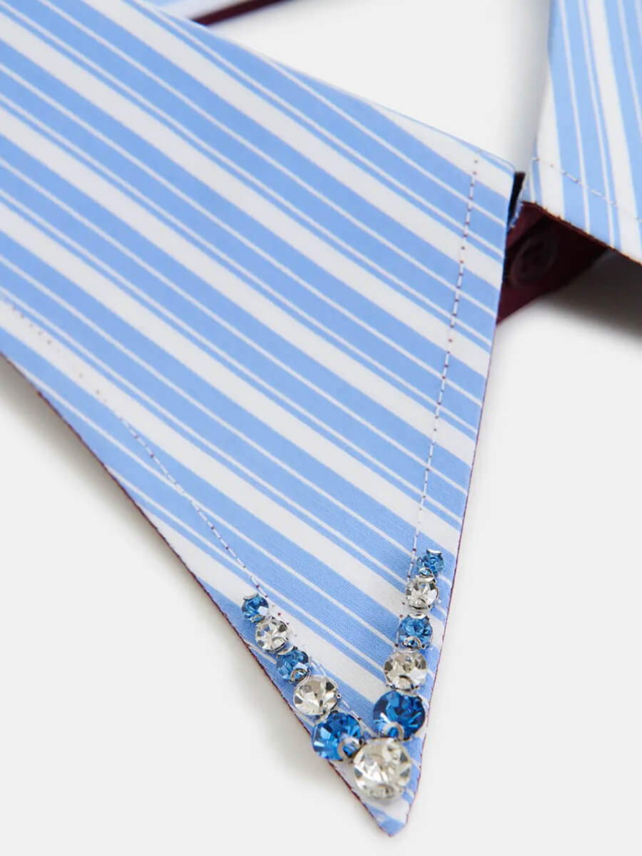 Essentiel Antwerp - Iplain Collar - Pale Kingsblue