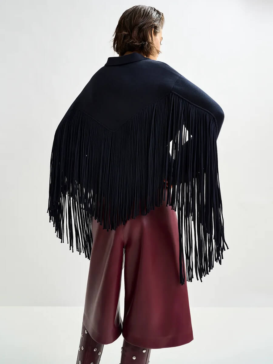Essentiel Antwerp - Istern Knitted Jacket - Navy
