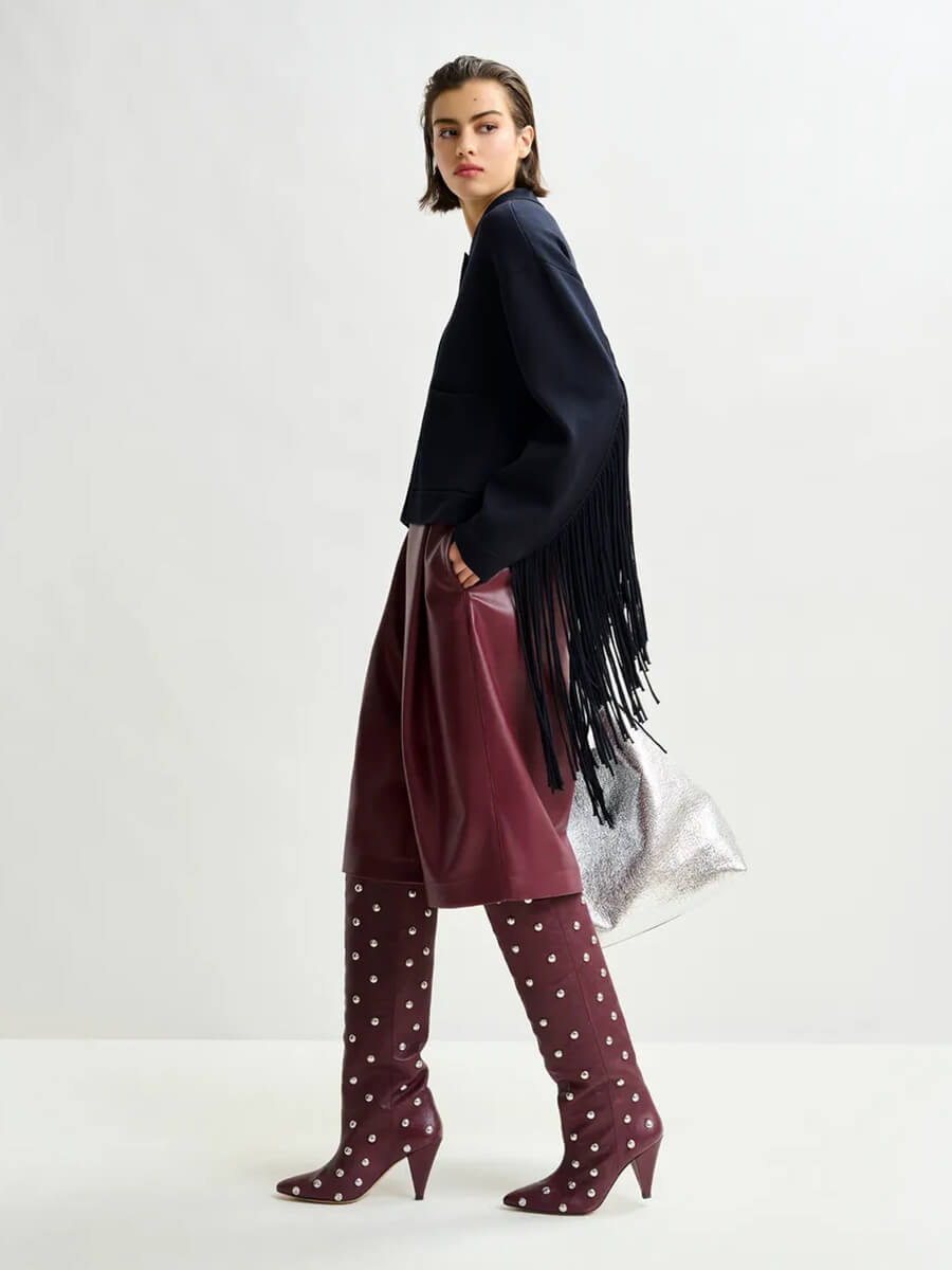 Essentiel Antwerp - Istern Knitted Jacket - Navy