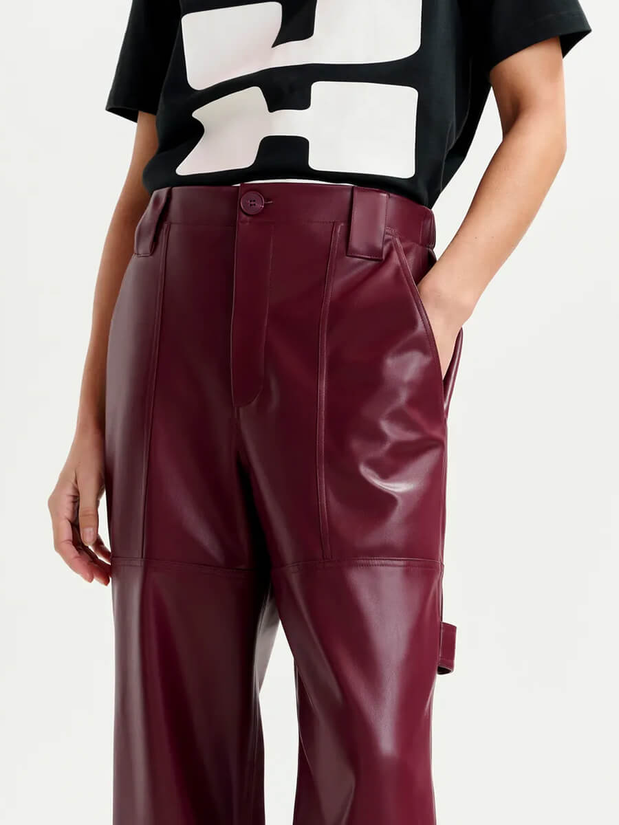 Essentiel Antwerp - Itao Pants - Burgundy