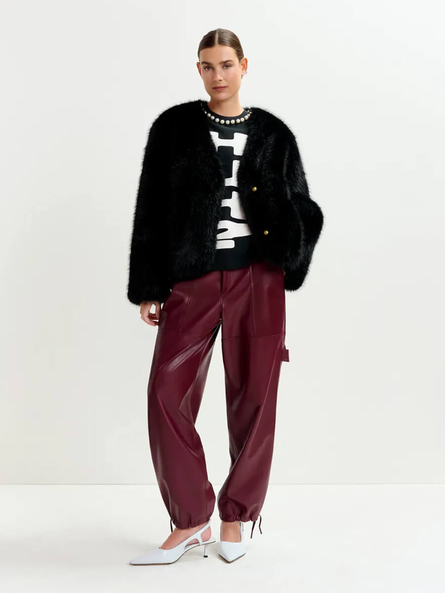Essentiel Antwerp - Itao Pants - Burgundy