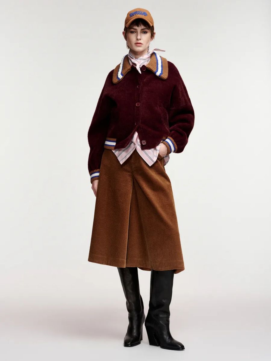 Essentiel Antwerp - Kamore Knit Jacket - Wine Not