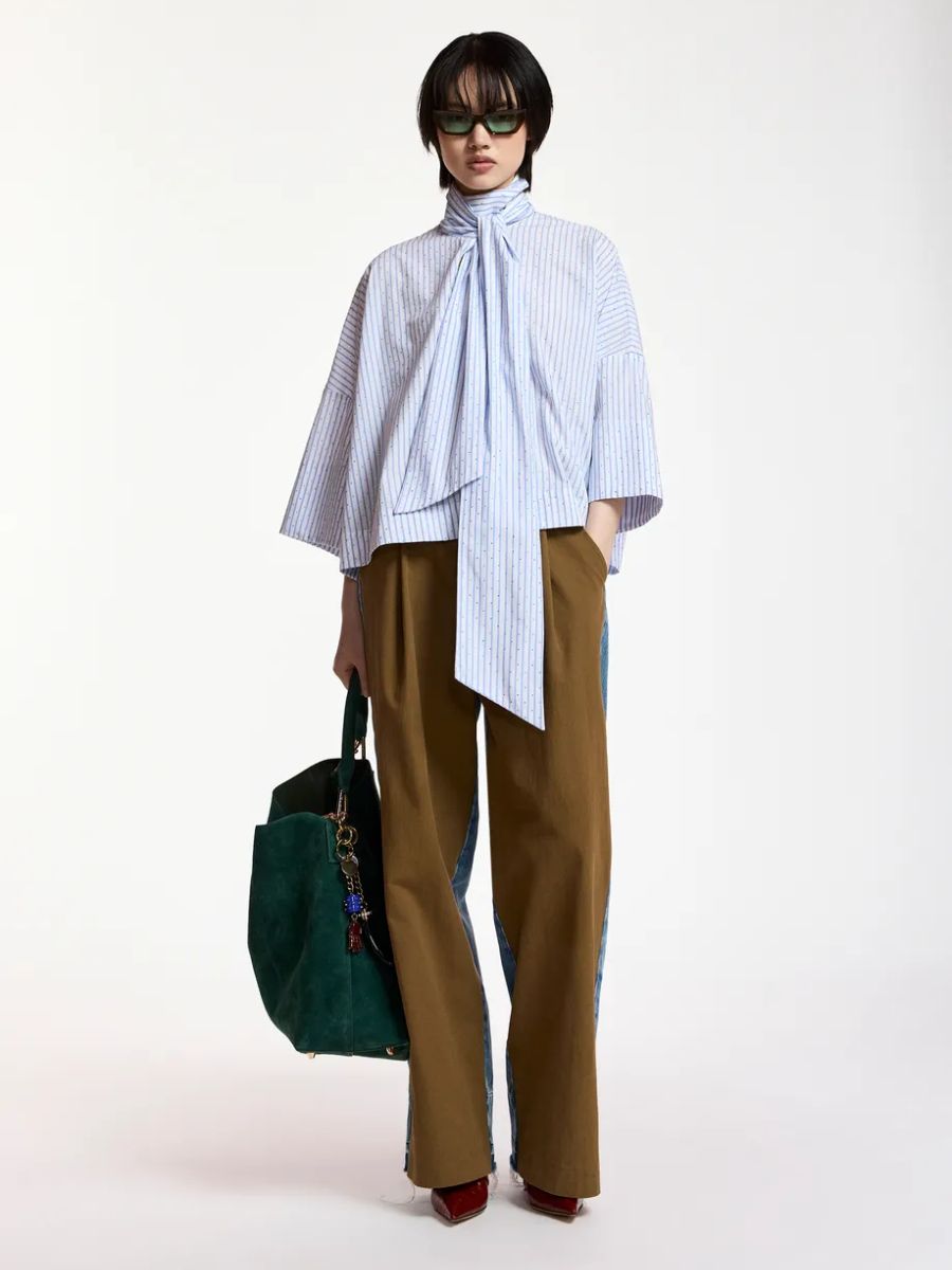 Essentiel Antwerp - Kefir Pussy Bow Tie Shirt