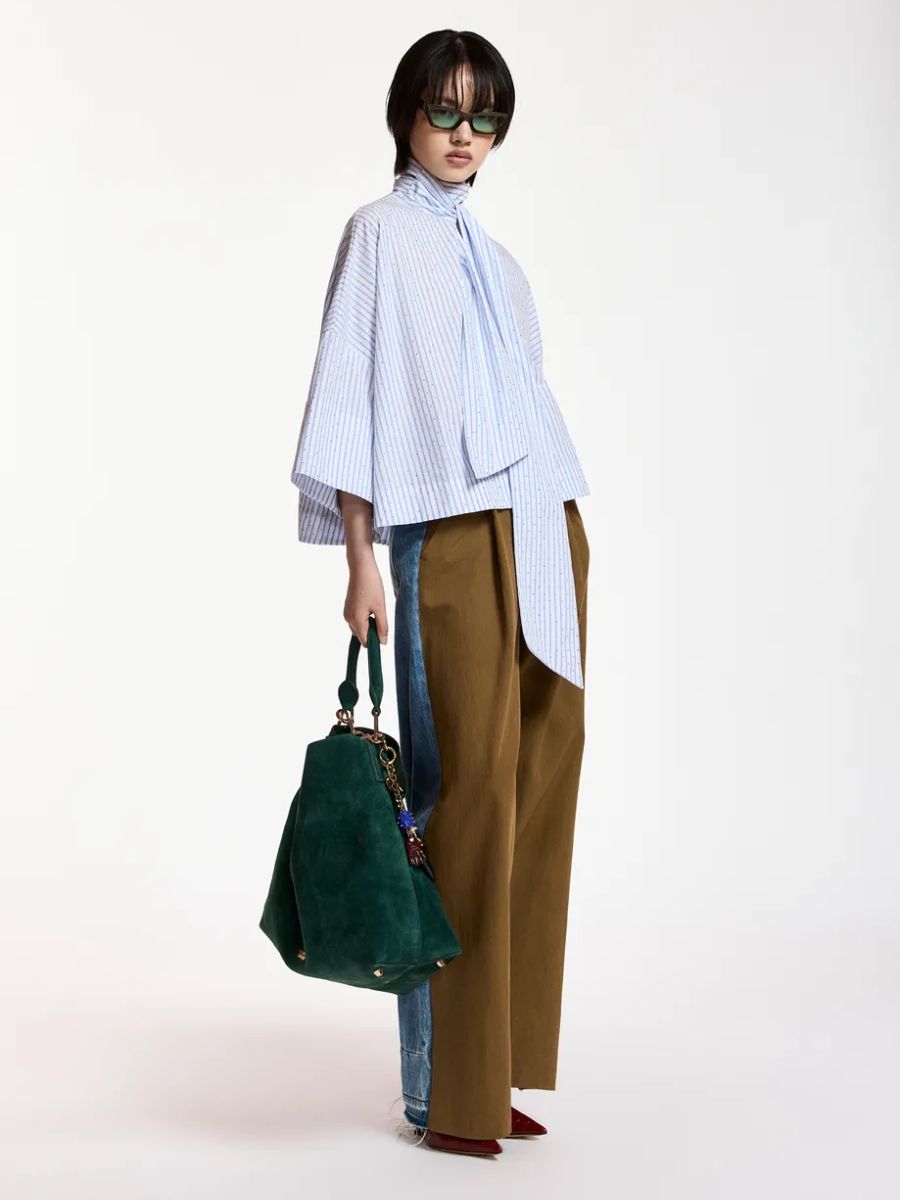 Essentiel Antwerp - Kefir Pussy Bow Tie Shirt