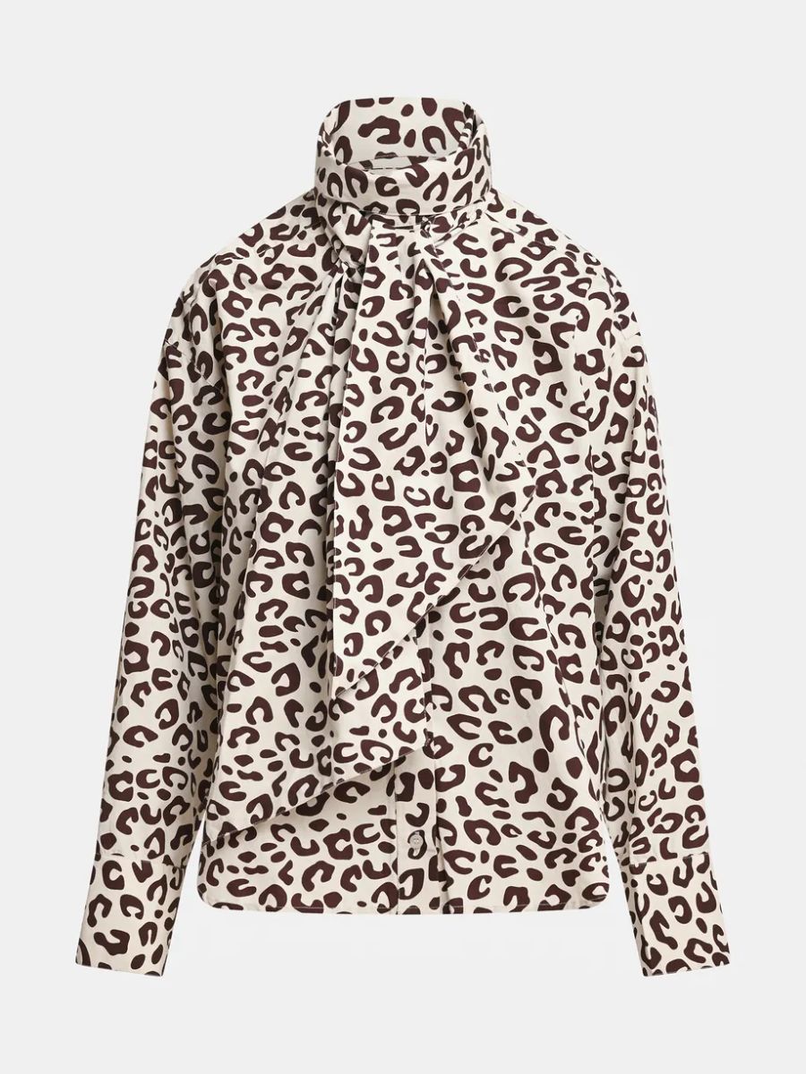 Essentiel Antwerp - Khaleesi Pussy Bow Shirt - Bear Me