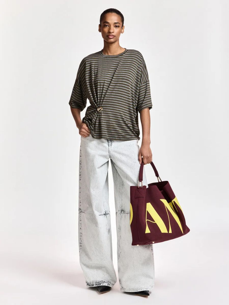 Essentiel Antwerp - Kriss T-Shirt - Khaki Mission