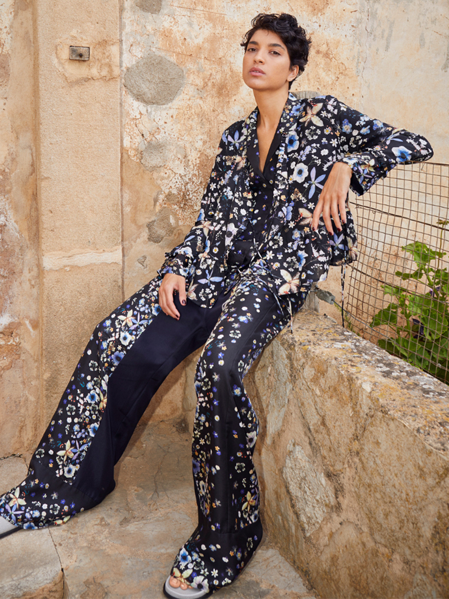 Fabert Silk Pants