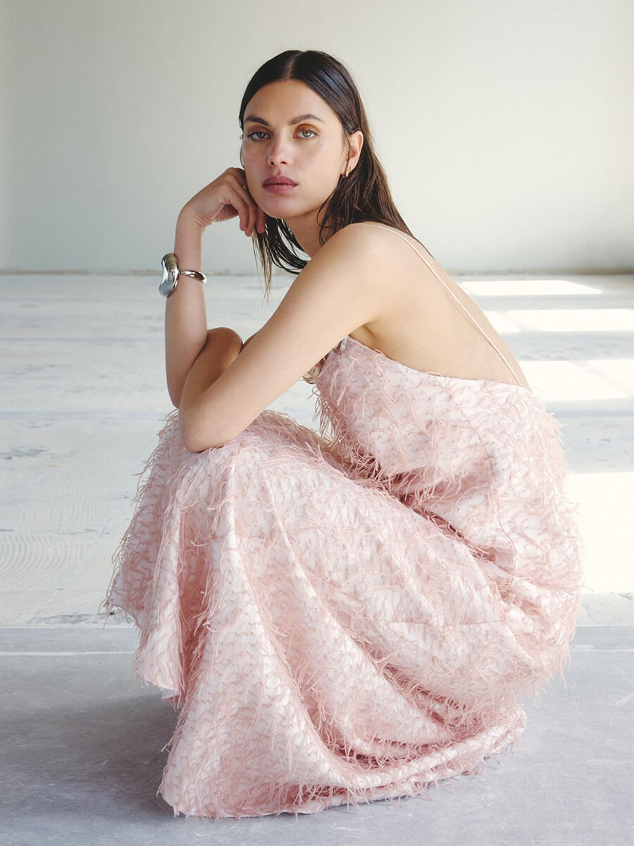 Day Birger et Mikkelsen
Flio Dobby Fringe Dress - Shrinking Violet