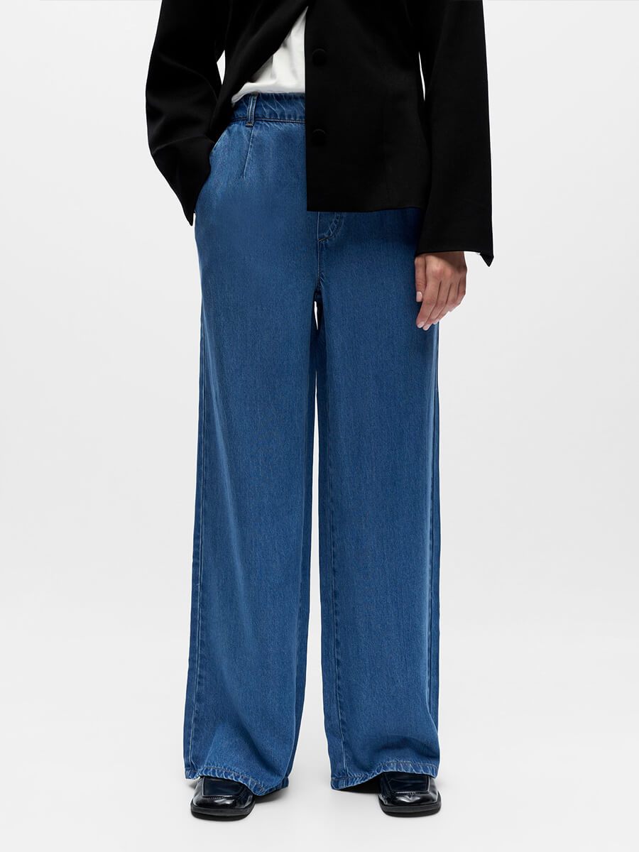 OBJECT Frame Lisa Pant - Medium Blue Denim