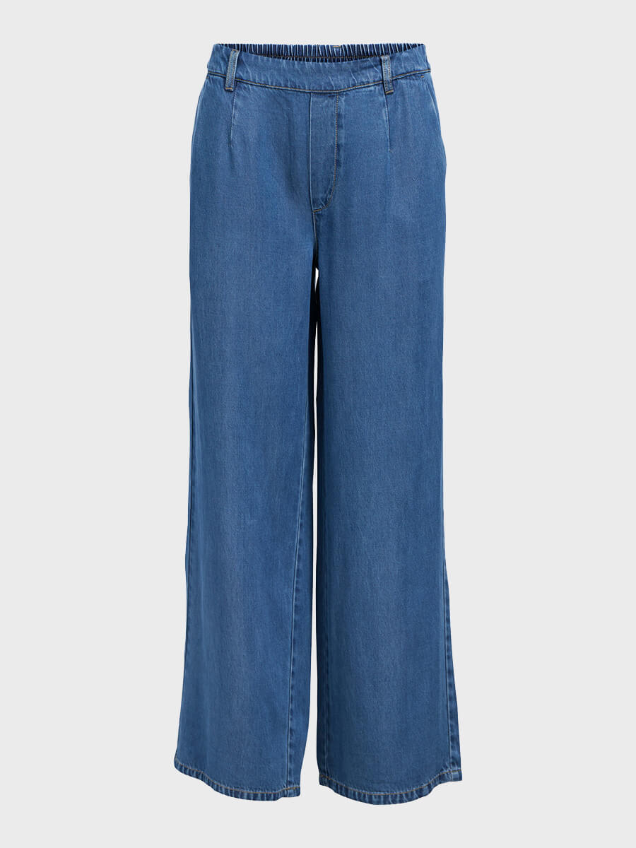 OBJECT Frame Lisa Pant - Medium Blue Denim