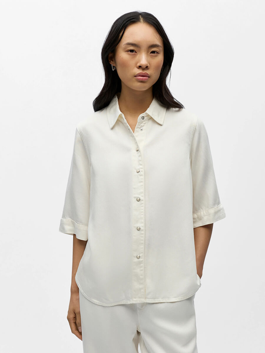 OBJECT
Frame Short Sleeved Denim Shirt