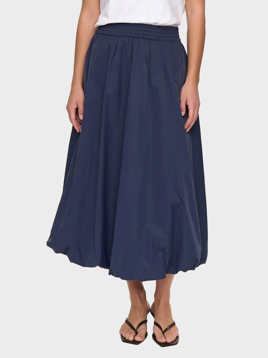Numph Frankie Balloon Skirt - Dark Saphire