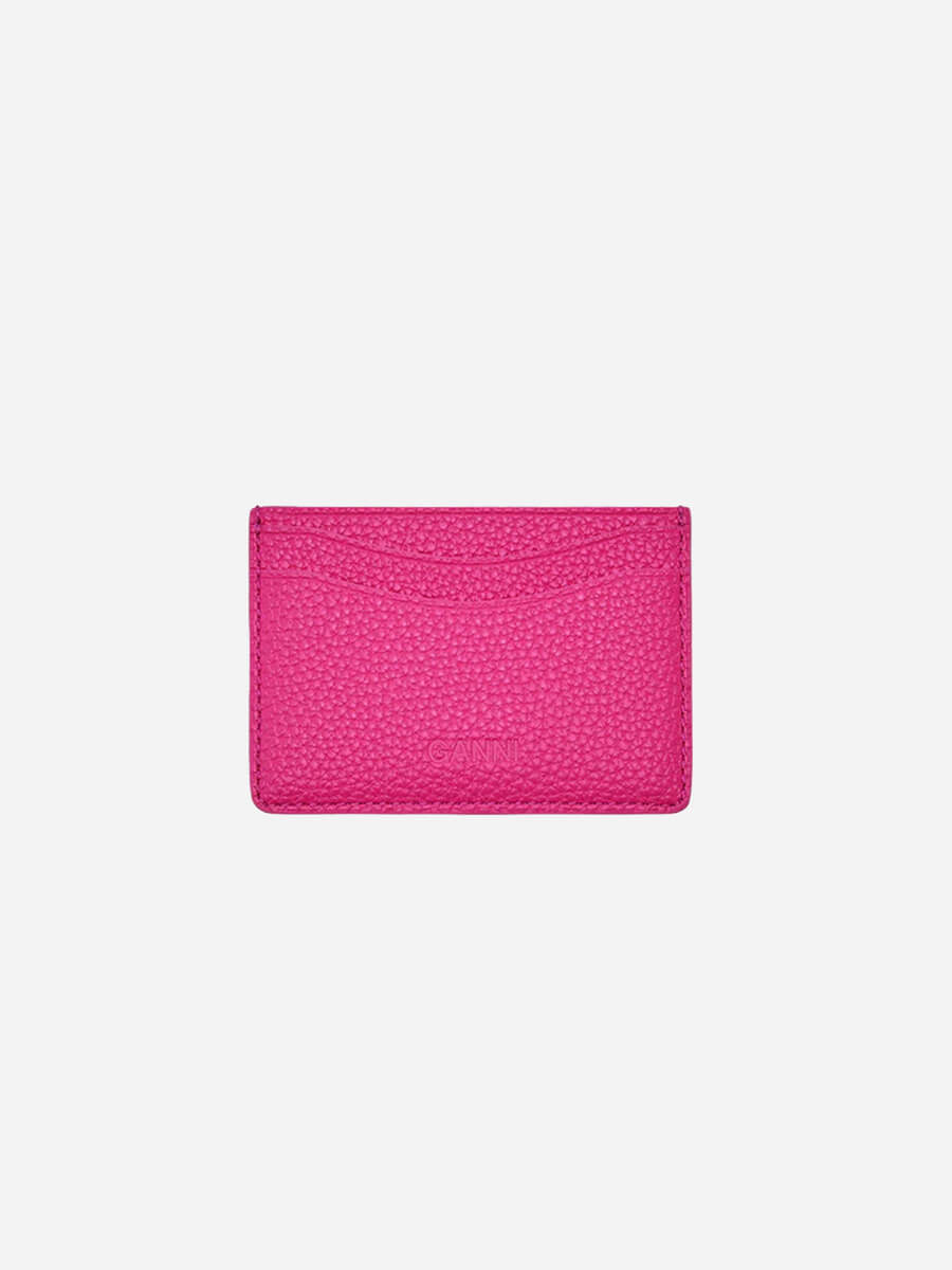 GANNI
Bou Card Holder Grained - Cabaret