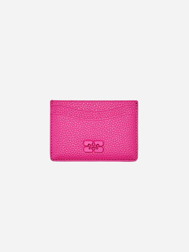 GANNI
Bou Card Holder Grained - Cabaret